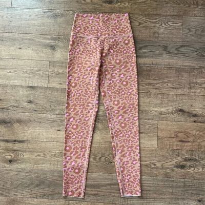 Aerie Tan Pink Animal Printed High Rise 7/8 Leggings Womens Small